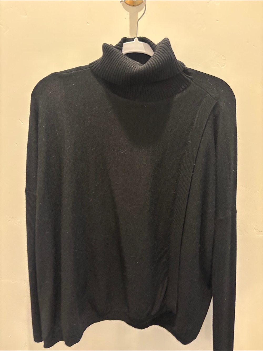 All Saints Black Turtleneck Sweater